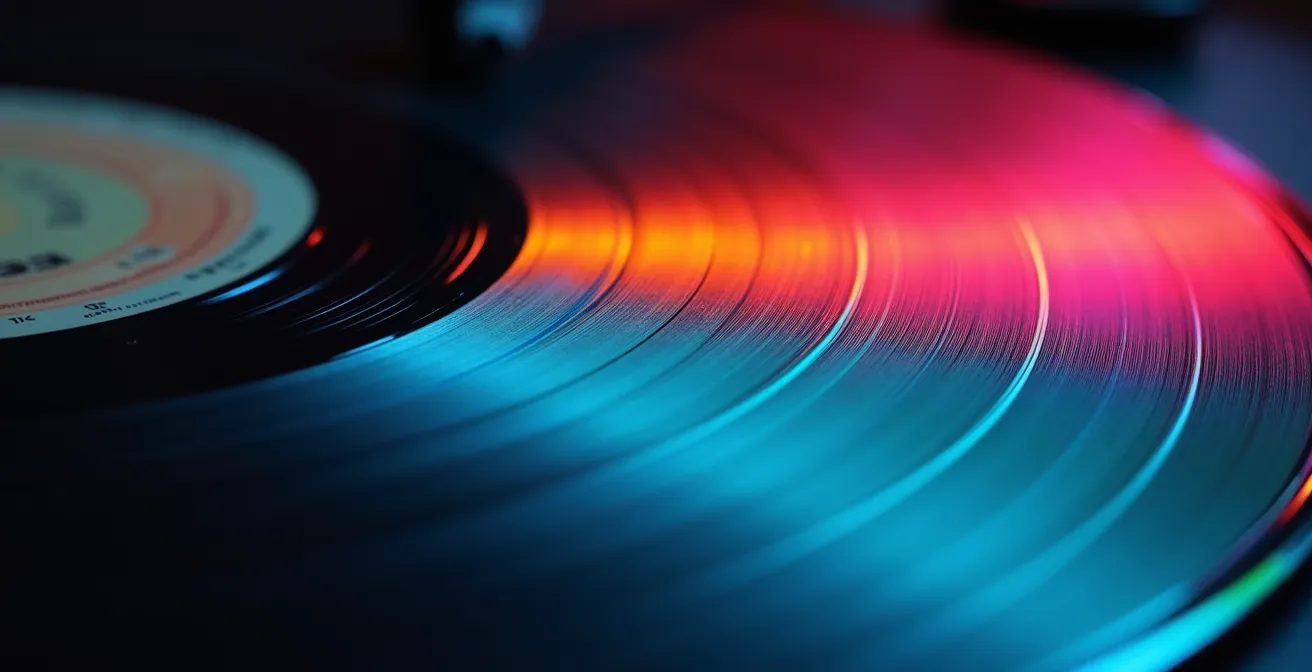 Rappresentazione astratta dell'identità sonora attraverso texture e pattern visivi