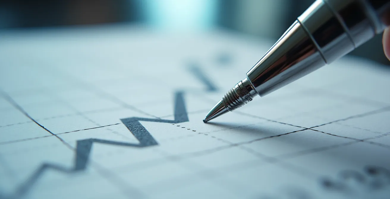 Dashboard analitico con grafici di vendita visualizzato in prospettiva macro