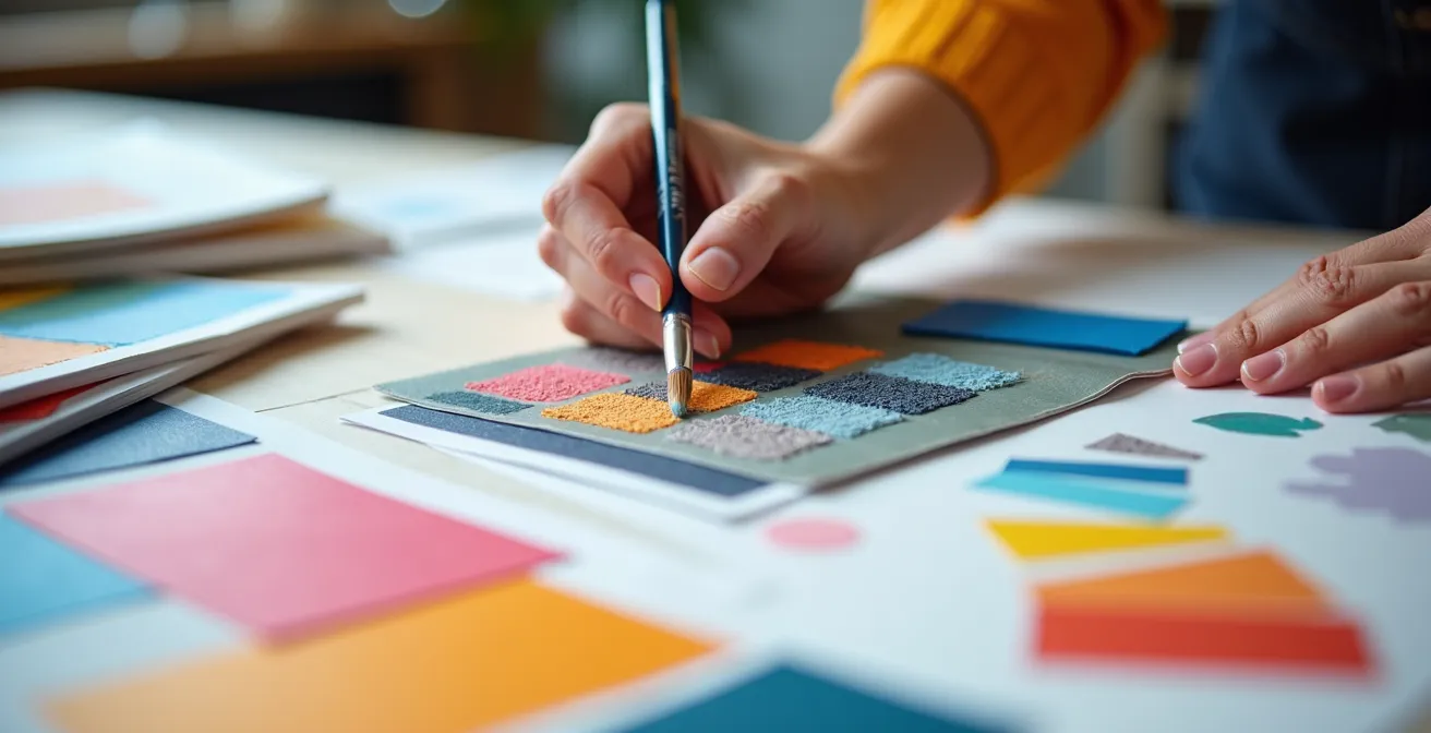 Processo creativo di design professionale per copertina libro